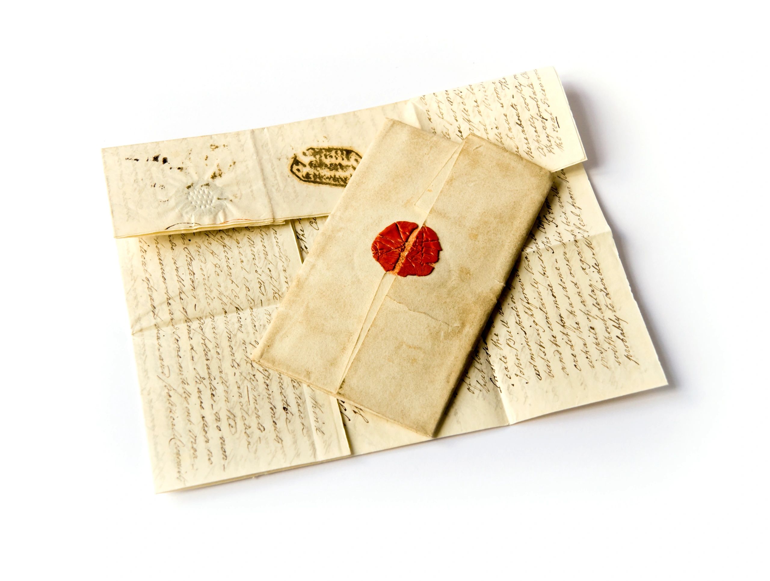Two vintage handwritten letters